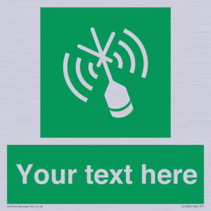 Custom sign safe condition Emergency position beacon